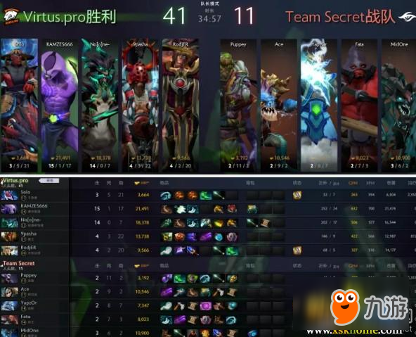 《DOTA2》中國(guó)超級(jí)錦標(biāo)賽6月9日淘汰賽VP vs Secret第三場(chǎng)