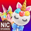 Cake Pop Unicorn Kids - Sweet Cake Dessert
