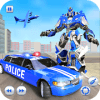 US Police Robot Limo Car Transformation Game