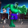 Green Monster Hero Fighter Crime City Battle