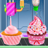 Colorful Cupcake Maker Factory: Bakery Shop Games