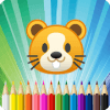 Hamster Coloring Book