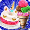 Donut Ice cream Cone & Unicorn Ice Cream Sandwich