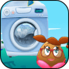 games pou girl washing clothes