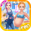 Pregnant Mommy Salon Games:Dress up Spa Girl Games