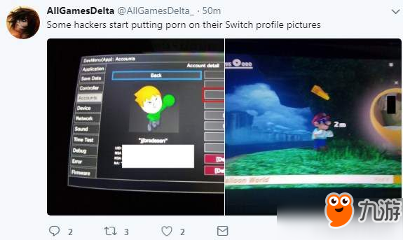 Switch账号审核被突破？！黑客竟把头像换成“果照”