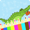 Coloring Book Alligator Pages
