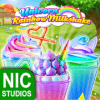 Unicorn Food - Rainbow Ice Cream Milkshake