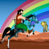 Rainbow unicorn run 2-ninja bahubali & zombie 3iphone版下载