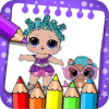 coloring Surprise Dolls of Lol princess玩不了怎么办