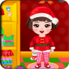 baby seven christmas dressup