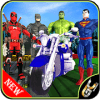 Moto Racing Superhero Games Impossible Bike Stunts
