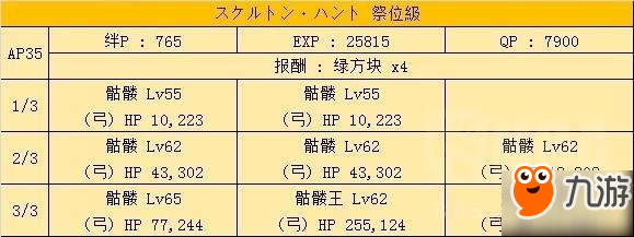 FGO骷髏狩獵本打法攻略 骷髏狩獵本配置一覽