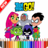 Teen Titans-GO: Coloring Book