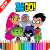 Teen Titans-GO: Coloring Book怎么下载到电脑