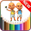 How to Color Upin&Ipin