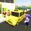 Blocky Taxi Driver 3D: Crazy Taxi Simulator 2018