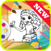 App Drawing Coloring for Lego Friends by Fans