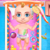 Sweet Baby Girl Cleaning Baby Care Game
