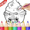 Coloring Pages Game of Shopkin for Kids