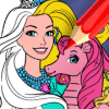 Princess Coloring Book And Pixel Art
