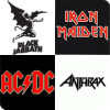 Metal Bands Logo