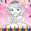 Coloring Princess Book For Kids