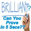 Math Quiz- Are you Brilliant? can Prove In 5 Secs