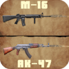 Shoot M-16 vs AK-47 : realistic weapon simulator