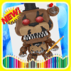 how to draw & coloring FNAF new collection