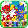 Pj Heroes Masks Drawing Coloring Book