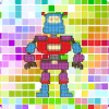 Coloring robot Pixel Art, By Number跨服