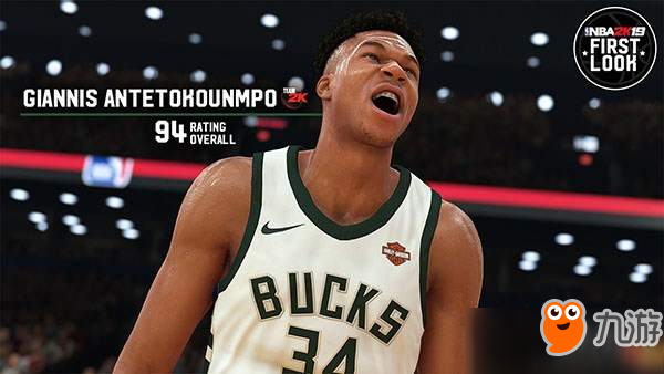 《NBA 2K19》新截圖公布：雄鹿隊字母哥能力值高達94