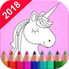 Unicorn Coloring Book 2018