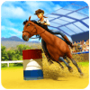 Real Horse Cowboy Racer: Riding Simulation Game 3D