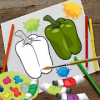 Vegetables Coloring Book games for kids
