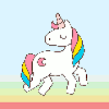 Unicorn Colouring By Numbers - Pixel Art