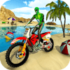 Super Hero Bike Beach Stunts: Water Surfer Rider安全下载