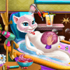 Kitty Pregnant Royal Spa Girl Game