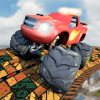 Grand Rooftop Monster Truck:Impossible Stunt Drive
