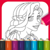 Tangled Princess Coloring Book手机版下载