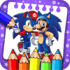 coloring sonic dash hedge