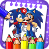 coloring sonic dash hedge安全下载