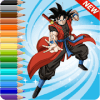 Adventure Goku: Saiyan-Coloring Book
