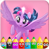 Coloring My Cute Little Pony