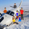 Plane Crash in Snow Escape