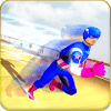 Captain Hero Vs Mega Ramp - Impossible Stunts Race