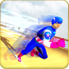 Captain Hero Vs Mega Ramp - Impossible Stunts Raceiphone版下载