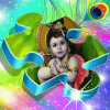 Lord Radha Krishna Games -Gopi Doll Fashion Puzzle