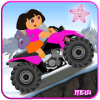 Little Dora ATV Hill Racing - dora games free